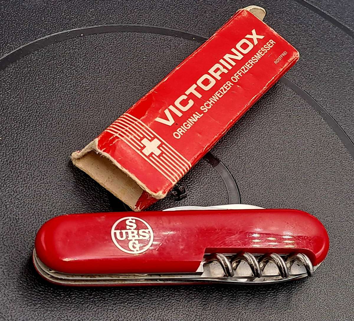 The Original Victorinox Swiss Army Knife -Officer Model -Box damaged - Branded