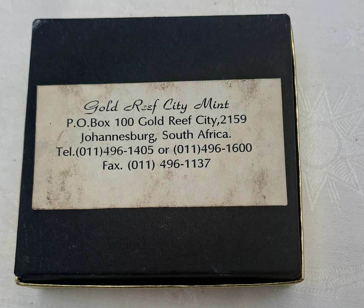 20g 99% Fine Silver Commemorating Medal 500 000th Toyota Corolla made in S.A 16-2-94