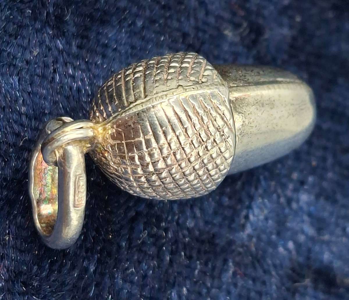 Vintage Sterling .925 Silver Acorn Good Luck,Strength and Longevity Charm/Pendant