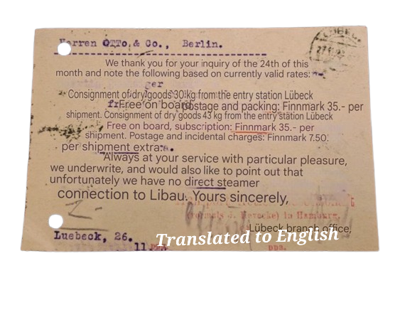 1923 German Postcard (see all Photo's)