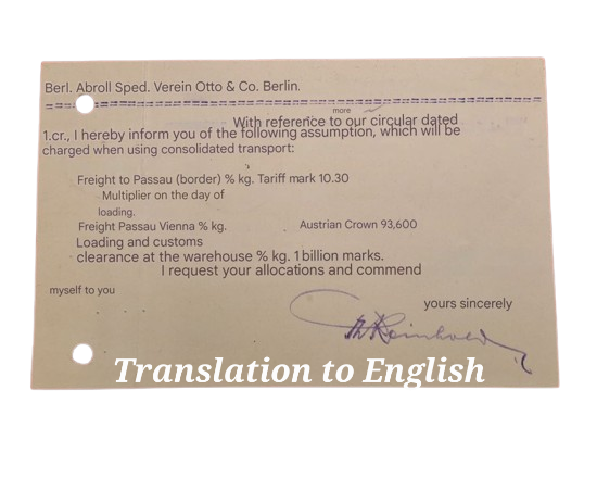 1923 German Postcard (see all Photo's)