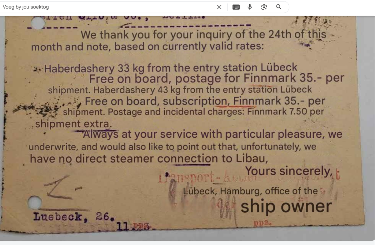 1923 German Postcard (see all Photo's)