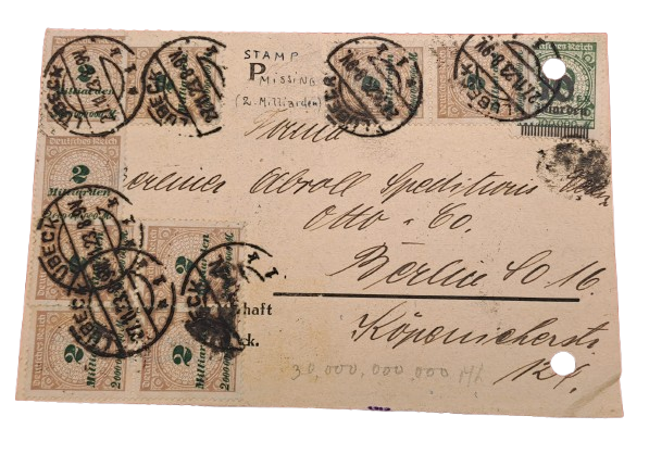 1923 German Postcard (see all Photo's)