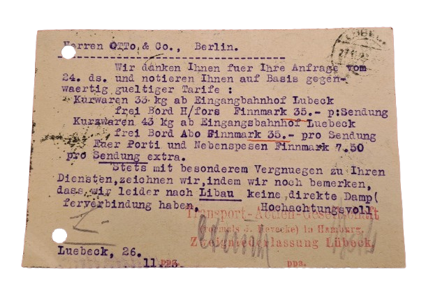 1923 German Postcard (see all Photo's)