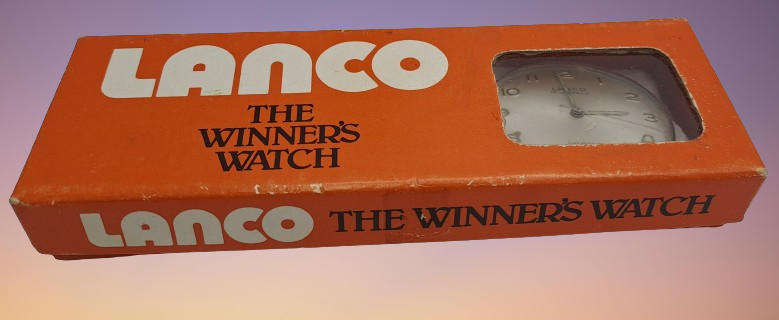 Vintage Swiss Lanco Mechanical pocket watch 17 Jewels - Shock Protected -Excellent Condition-