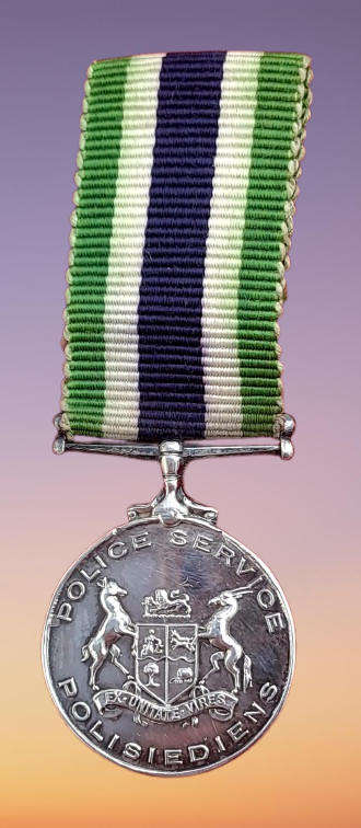 South Africa  Police Service MINI medal for Faithful Service 20mm