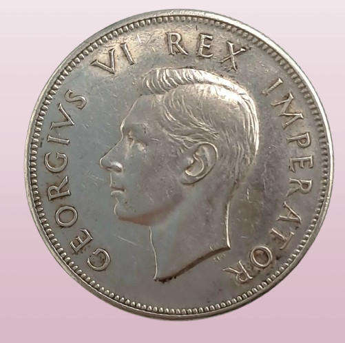 1939 South Africa .800 Silver 2½ Shillings - George VI Rex Imperator (ONLY 132897 Minted)