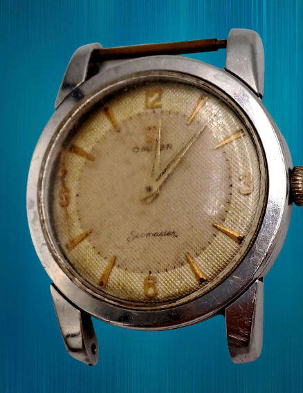Vintage 1950's  Omega Seamaster NOT working for Spares or repairs 420 MOVEMENT sn 13939273