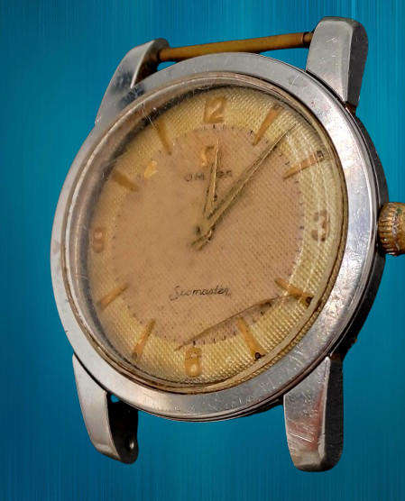 Vintage 1950's  Omega Seamaster NOT working for Spares or repairs 420 MOVEMENT sn 13939273