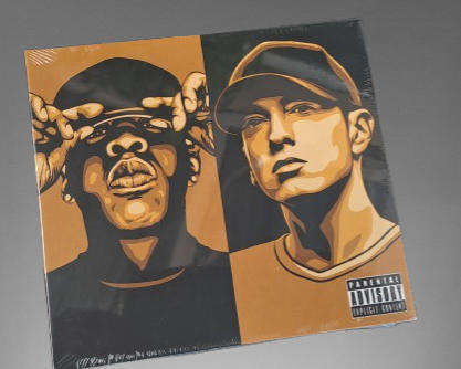 Nintendo Wii DJ Hero Renegade Edition  Complete Turntable Set Aluminium Case with legs