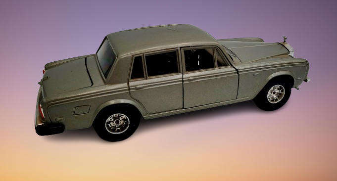 Rolls Royce Silver Shadow Burago No. 0134 1:24 Scale -Made in ITALY-No Box