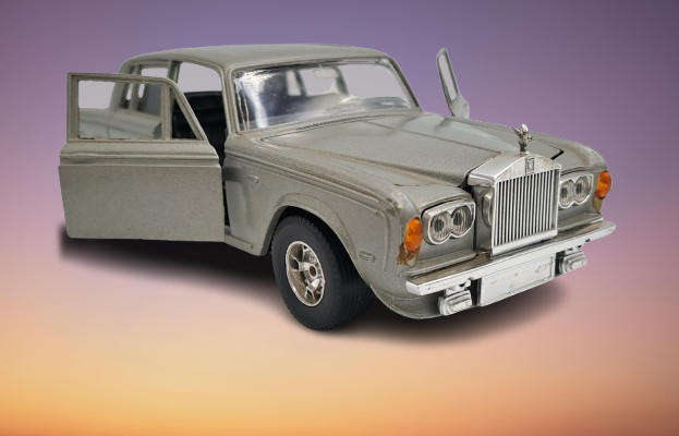 Rolls Royce Silver Shadow Burago No. 0134 1:24 Scale -Made in ITALY-No Box
