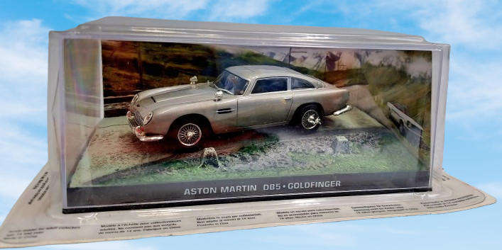 2007 GE Fabbri Ltd 007 Austin Martin DB5 - Goldfinger 1/43 scale- Die Cast