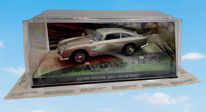 2007 GE Fabbri Ltd 007 Austin Martin DB5 - Goldfinger 1/43 scale- Die Cast