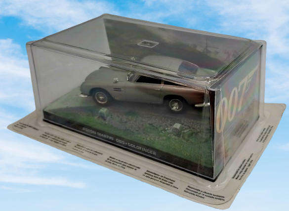 2007 GE Fabbri Ltd 007 Austin Martin DB5 - Goldfinger 1/43 scale- Die Cast