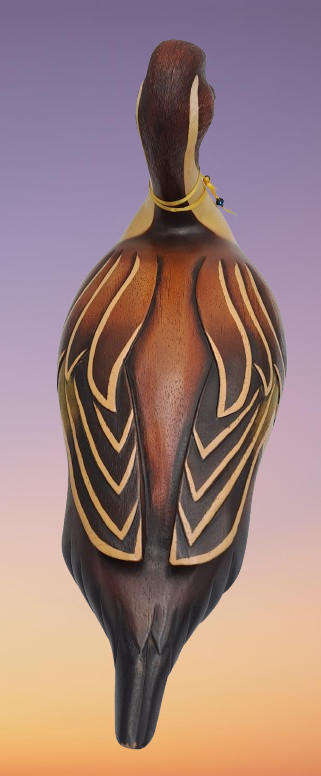 Knysna Feathers Gallery Limited Edition No 299 of 2000 PINTAIL Hand Crafted Hand Crafted and Painted