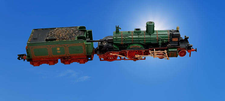 Vintage N Scale ARNOLD-N Schlepptenderlok BR36 Art No 2545 STEAM ENGINE-Boxed