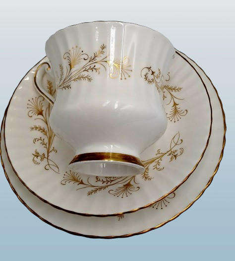 Vintage Paragon Lafayette Tea Trio- By appointment  to the Queen-