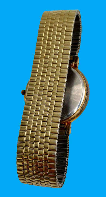 Pre-Owned Gold Tone Mens Lanco Quartz watch -Working