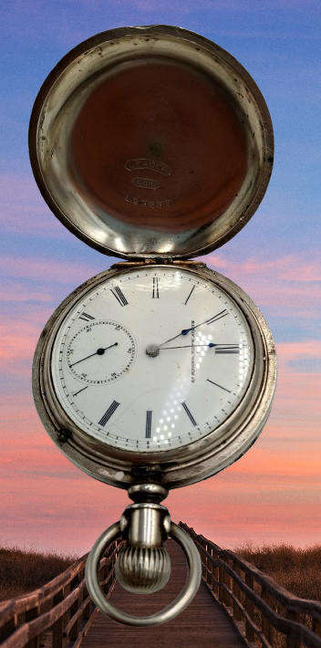 Antique 1882 Elgin Pocket watch Sn 1188071 Not working-Leader Case Coin silver