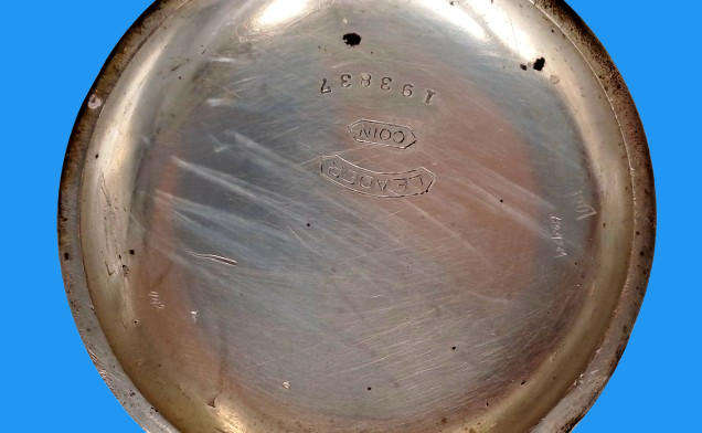 Antique 1882 Elgin Pocket watch Sn 1188071 Not working-Leader Case Coin silver