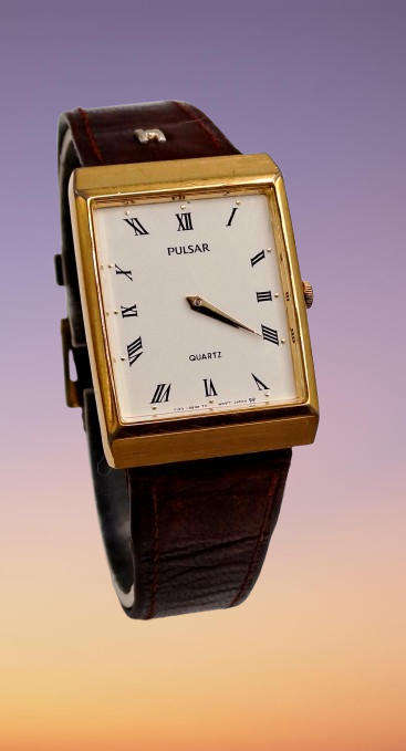 Pre-Owned Vintage Pulsar Tank Y130-2580 Watch -Working -Japan Movt. Unisex