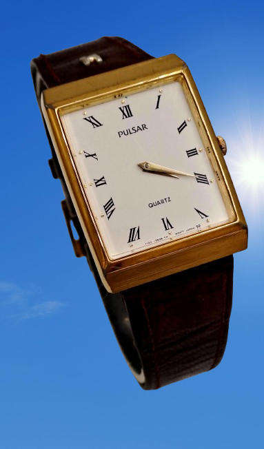 Pre-Owned Vintage Pulsar Tank Y130-2580 Watch -Working -Japan Movt. Unisex