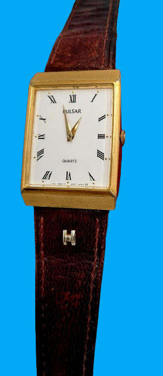 Pre-Owned Vintage Pulsar Tank Y130-2580 Watch -Working -Japan Movt. Unisex