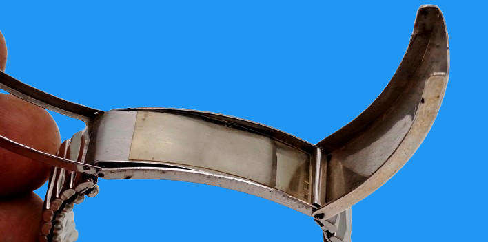 Vintage 1940's Swiss TISSOT Antimagnetique Men's Mechanical Watch -Working (sterling top strap)