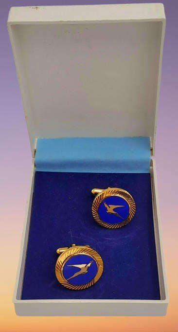 Vintage SAA (SAL) South African Airways Diplomat Cufflinks - Boxed