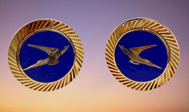 Vintage SAA (SAL) South African Airways Diplomat Cufflinks - Boxed