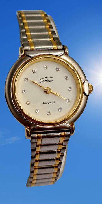 Pre-Owned Ladies Must de Cartier Quarts Watch-Working