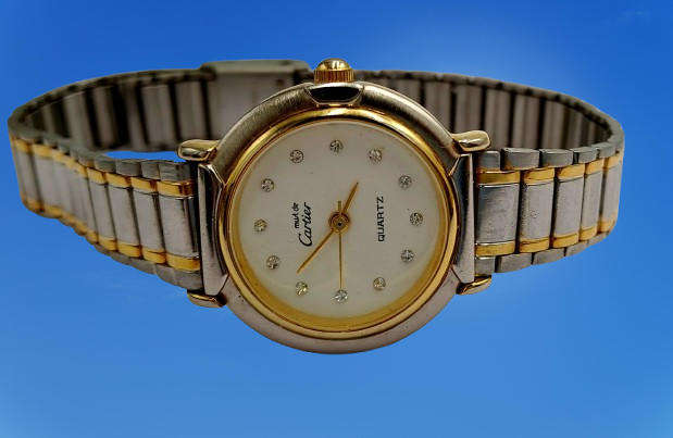Pre-Owned Ladies Must de Cartier Quarts Watch-Working