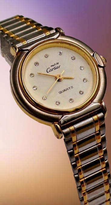 Pre-Owned Ladies Must de Cartier Quarts Watch-Working