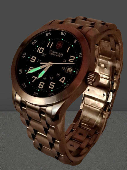 Pre-Owned Men's Victorinox Swiss Army Airforce Quartz watch V25039-Glow in the Dark Inlays