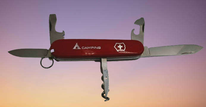 Victorinox Swiss Army "Camping" Multi-Purpose Pocket Knife