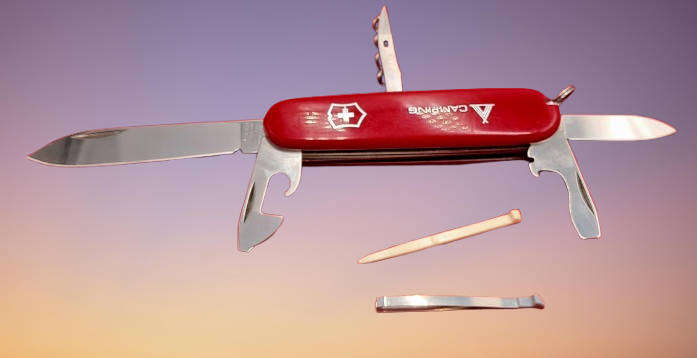 Victorinox Swiss Army "Camping" Multi-Purpose Pocket Knife
