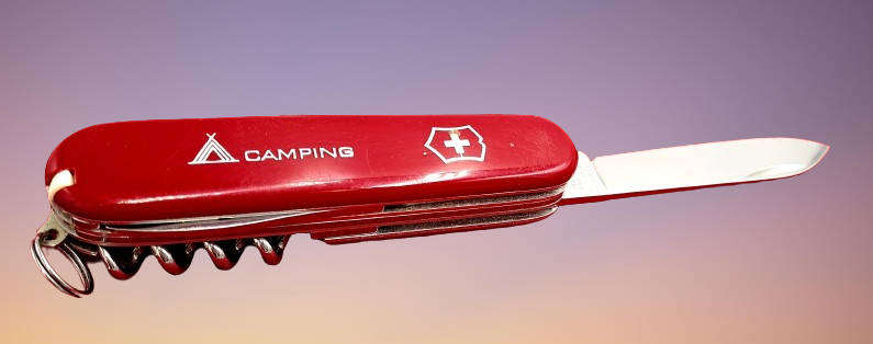 Victorinox Swiss Army "Camping" Multi-Purpose Pocket Knife