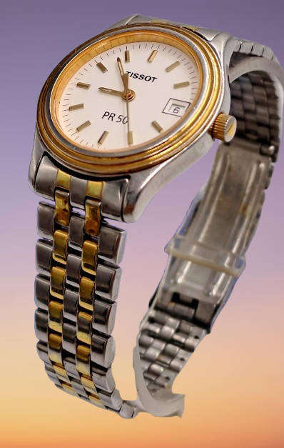 Original Pre-Owned ladies Tissot PR50 Quartz Watch -Working boxed