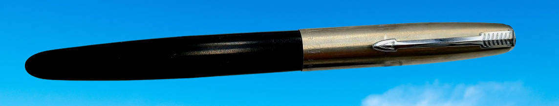 Pre-Owned Vintage Black Parker 21 Fountain Pen Made in USA