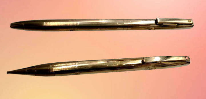 Pre-Owned Vintage Sheaffers Pen and Pencil set in Case (Pen No Refill) Pencil No Lead