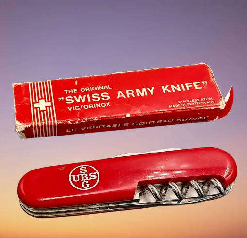 The Original Victorinox Swiss Army Knife -Officer Model -Box damaged - Branded