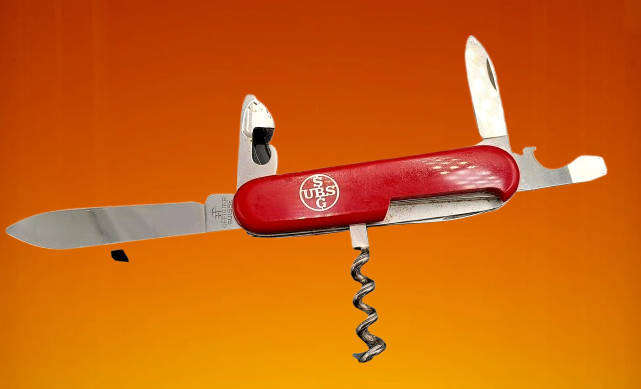 The Original Victorinox Swiss Army Knife -Officer Model -Box damaged - Branded