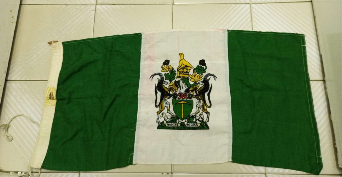 Rhodesian Flag  original William Smith - 97cm x 47cm
