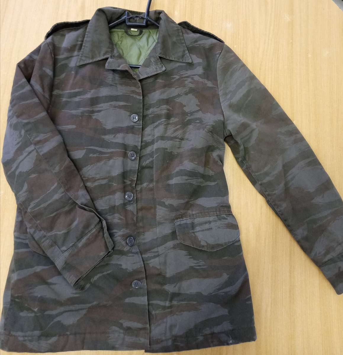 FAPLA Bushwar Jacket in Grey Lizard print