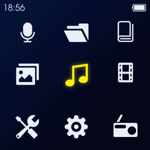 RUIZU X02 32GB MP3 player (expandable to 128gb)