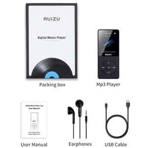 RUIZU X02 32GB MP3 player (expandable to 128gb)