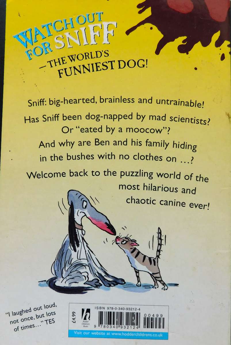 SNIFF BOUNCES BACK - Ian Wybrow [BOOK] World's funniest dog