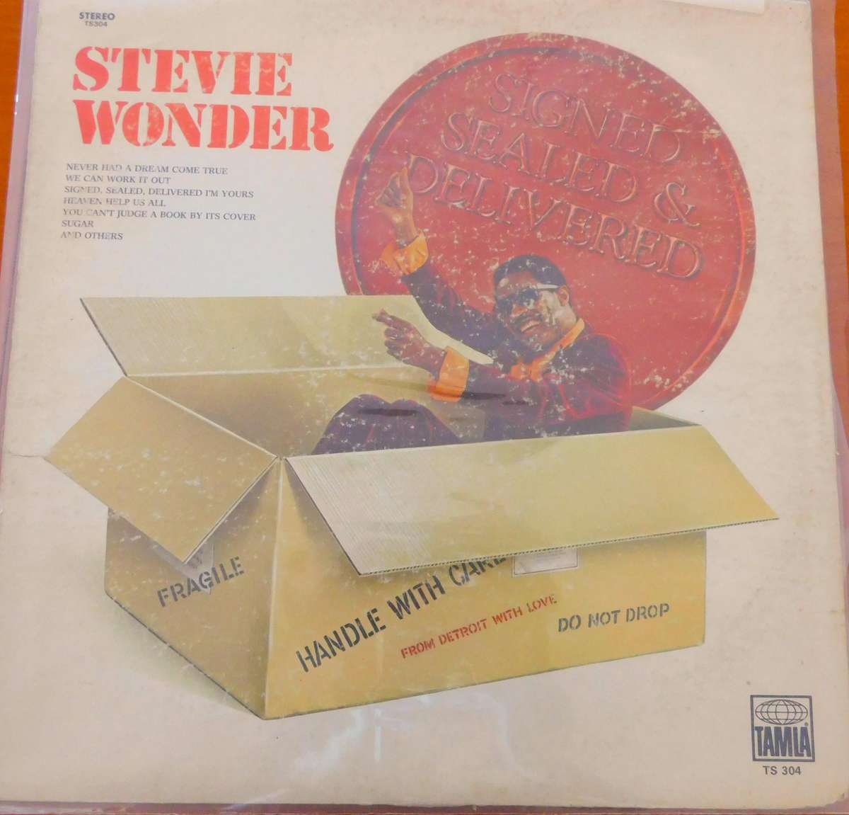 STEVIE WONDER  - SIGNED SEALED & DELIVERED [LP] US First Press
