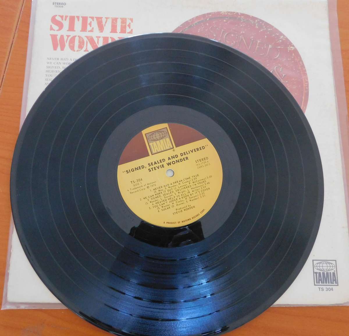 STEVIE WONDER  - SIGNED SEALED & DELIVERED [LP] US First Press